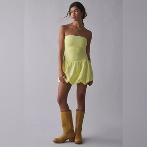 Kimchi Blue Bubble Hem Mini Dress